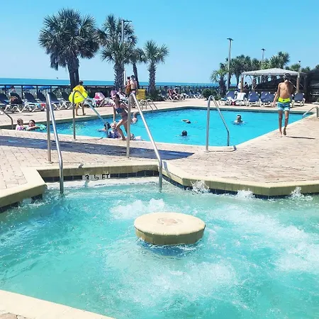 Ocean Front King Suit Myrtle Beach Heated Pools Landmark Exterior photo